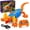 Orange, variant on Remote Control Lizard That Climbs Walls, 2.4G Wall Climbing Toy with USB Charging for Smooth Walls, Glass, Ceilings and Floor Play for Boys Girls 3+