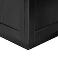 thumbnail image 3 of Black Kitchen Island with Extendable Dining Table for 4-6 | MDF Storage Cart, Power Outlet & Shelves - 82.7” Length, 3 of 32
