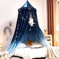thumbnail image 1 of Dosel para cama Kertnic decorativo para cama infantil diseño castillo de princesa, 1 of 8