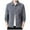 Gray, variant on ohmzyzo Men's Corduroy Jacket Lightweight Casual Button Down Shacket Long Sleeve Retro Shirts Coat Army Green 3XL