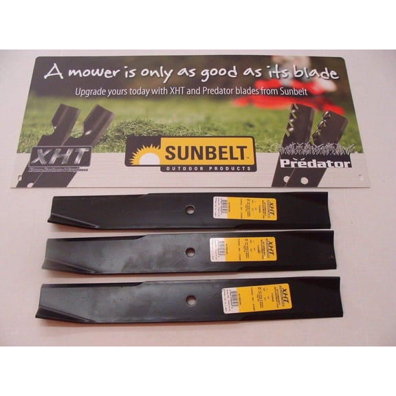 XHT 3 HD USA Blades for Toro 56-2390 56-2390-03 106-0626 108-1127 HIGH Lift 52"