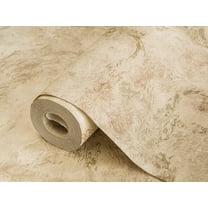 Elegant Goldish Beige Textured Wallpaper, Premium Wallcovering Roll, 41.7”W X 393”H 113.8 sq ft