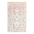 thumbnail image 3 of Unique Loom Madeline Vintage Collection Area Rug - Jackson (3' 3" x 5' 3" Rectangle Rose Pink/Ivory), 3 of 7
