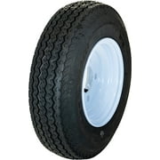 Sutong Hi-Run 4-Ply 5-Lug Trailer Tire & White Wheel Assembly, 4.80-8" Lrb, ASB1042