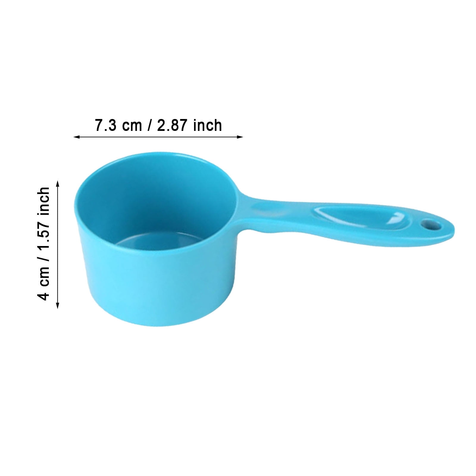 Pelle Doseuse Pour Nourriture Chien/chat - 50g Et 100g - Ustensile De Cuisine Et Animalerie - Vert/bleu - 10