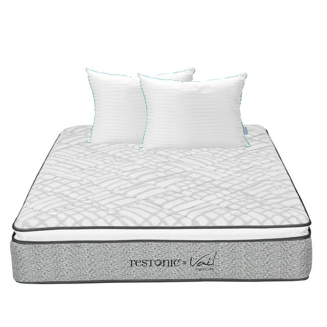 Colchon Vail King Size+Almohada Royal Twin