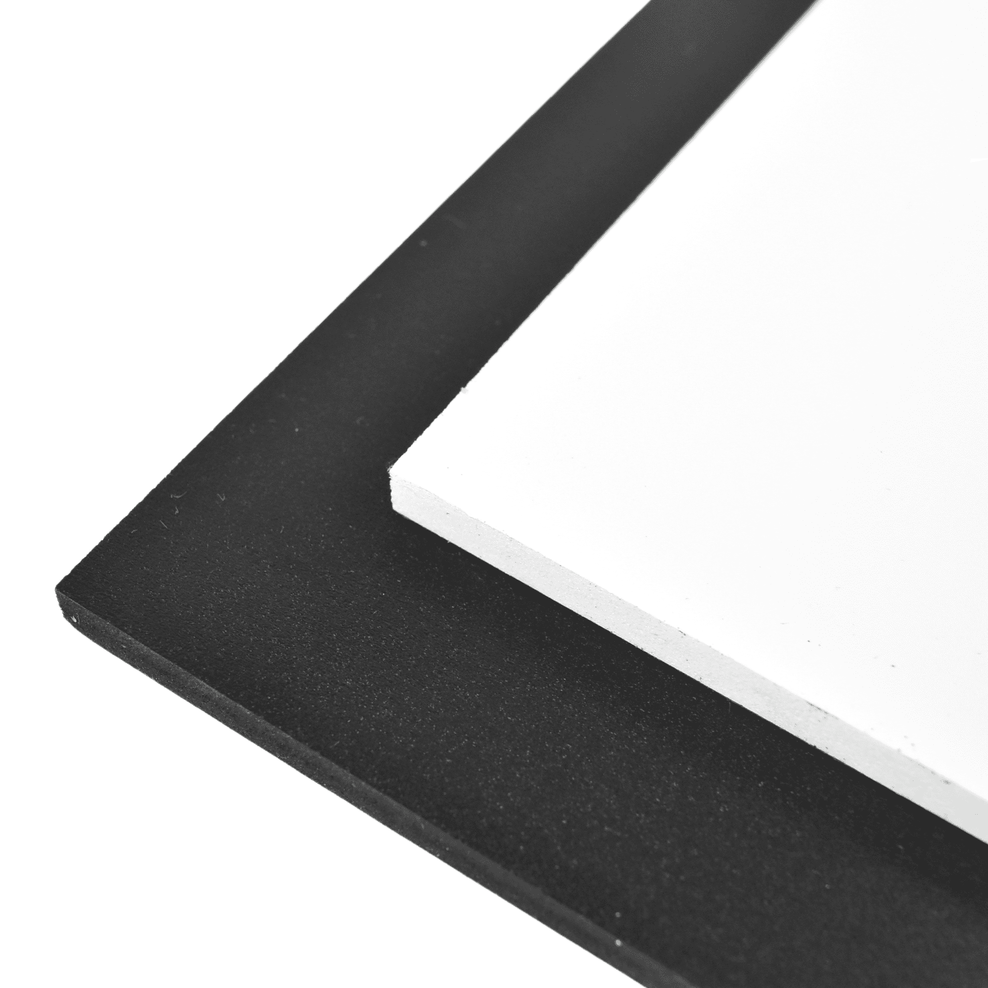 BLACK SINTRA PVC FOAM BOARD PLASTIC SHEETS 3mm 24" X 24" 