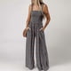 thumbnail image 4 of Women's Casual Loose Sleeveless Printed Wide-Leg Jumpsuit red floral XXL, 4 of 4