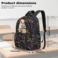 thumbnail image 7 of FKELYI Cartoon Pug Dog Print Kids School Backpack for Boys Girls 17 inch Schoolbag Lightweight Casual Daypack with Multi-Pockets for Elementary Student, 7 of 7