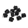 thumbnail image 5 of Ana 10Pcs Auto Car Truck Boat Round Rocker 250V 3A 2-Pin ON/OFF Toggle SPST Switches, 5 of 10