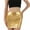 Gold, variant on EINCcm Womens Metallic Sexy Shiny Stretchy Short Pencil Party Skirt Mini Shiny Wet Look Skirts for Dance
