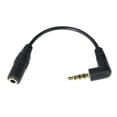 thumbnail image 3 of Cable Conector TRS Hembra A TRRS 3,5 Macho 3,5 Mm Sunnimix Cable de audio para micrófono, 3 of 7