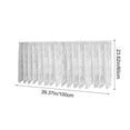 thumbnail image 3 of Fufafayo Romantic Printed Kitchen Curtain, Cute Spring Summer Bright Decor, Short Translucent Coffee Shop Window Valance, Polyester Rod Pocket Curtain for Kitchen Bedroom, 3 of 6