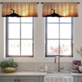 thumbnail image 3 of LALILO Kitchen Curtain Valance Flag Mountain Sky And Rod Pocket Window Curtain 52"x 18" Set of 2, 3 of 7