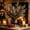 B, variant on BSJJY Christmas Artificial Branches 24.41x0.39in Plastic Vase Fillers Home Table Mantel Christmas House Decor Winter Party Red Berry Norfolk Pine 3 Heads B