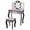 Purple with Light, variant on Ktaxon Kids Princess Wooden Vanity Desk w/ Folding Mirror,Stool,Drawer White