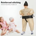 thumbnail image 4 of Trajes de Luchador Inflables Traje Inflable Impermeable Ligero Reutilizable Divertido Traje de Luchador de Sumo para Rendimiento ANGGREK  Otros, 4 of 8
