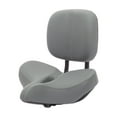 thumbnail image 1 of LOVIVER Bike Seat with Backrest Comfortable Cycling Biking Outdoor Adjustable Height Gray, 1 of 8