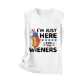 thumbnail image 4 of Independence Day Summer Tops for Women Independence Day I'm Just Here for The Flag Print Tank Top, 4 of 4