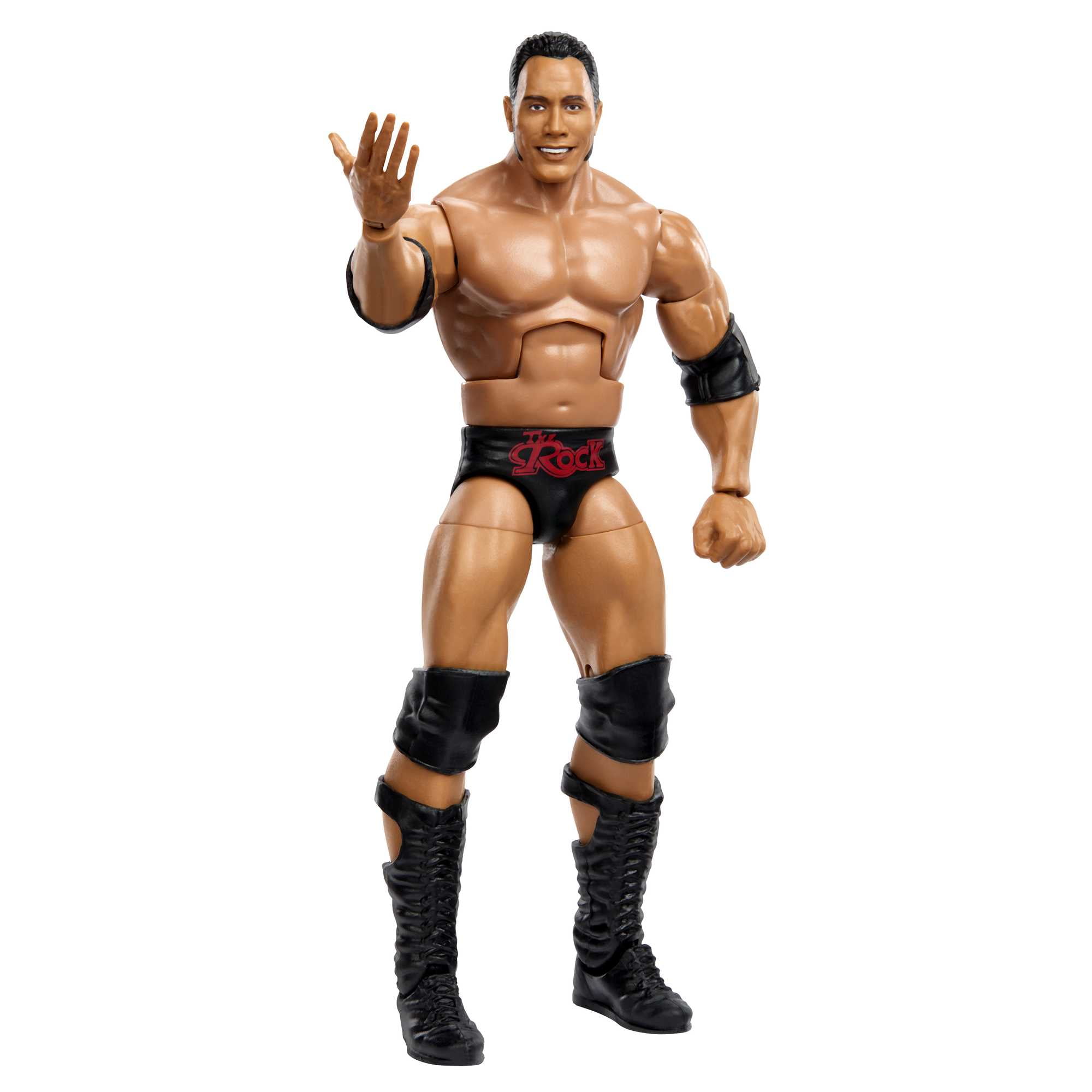 WWE Elite Collection The Rock Action Figure with Accessories, Posable Collectible (6-inch)