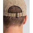 thumbnail image 5 of Vintage Distressed Washed Cotton Dad Hat for Men & Women - Adjustable Ripped Baseball Cap, Packable Soft Top Sun Hat for Outdoor, Casual, Travel Khaki, 5 of 8