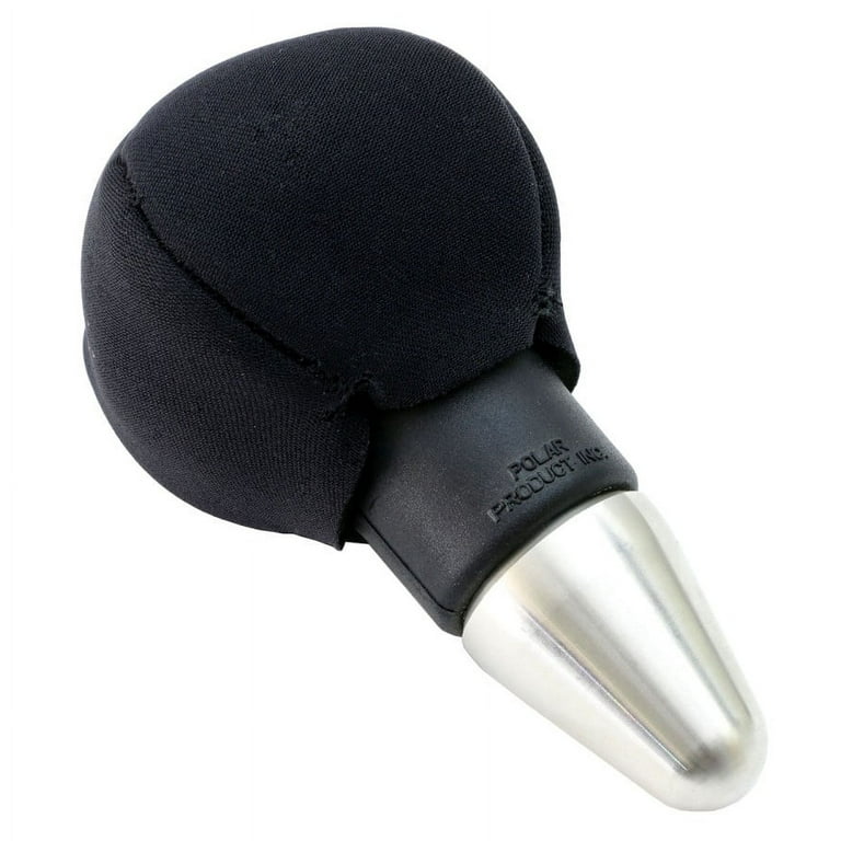 Roller Ice ball-style ice massager fitted neoprene bulb cover Roller Ice ball-style ice massager fitted neoprene bulb cover