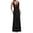 Black, variant on ZQUUVOU Maxi Dresses for Women Sleeveless V Neck Formal Evening Dresses Long Flowy Casual Wedding Guest Dresses Burgundy