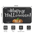 thumbnail image 5 of Happy Halloween Pumpkin Front Door Mat Anti Slip Pumpkin Skull Bat Spider Welcome Mat Funny the Indoor Door Mat/Outdoor Crystal Velvet 30x17 Inches, 5 of 7
