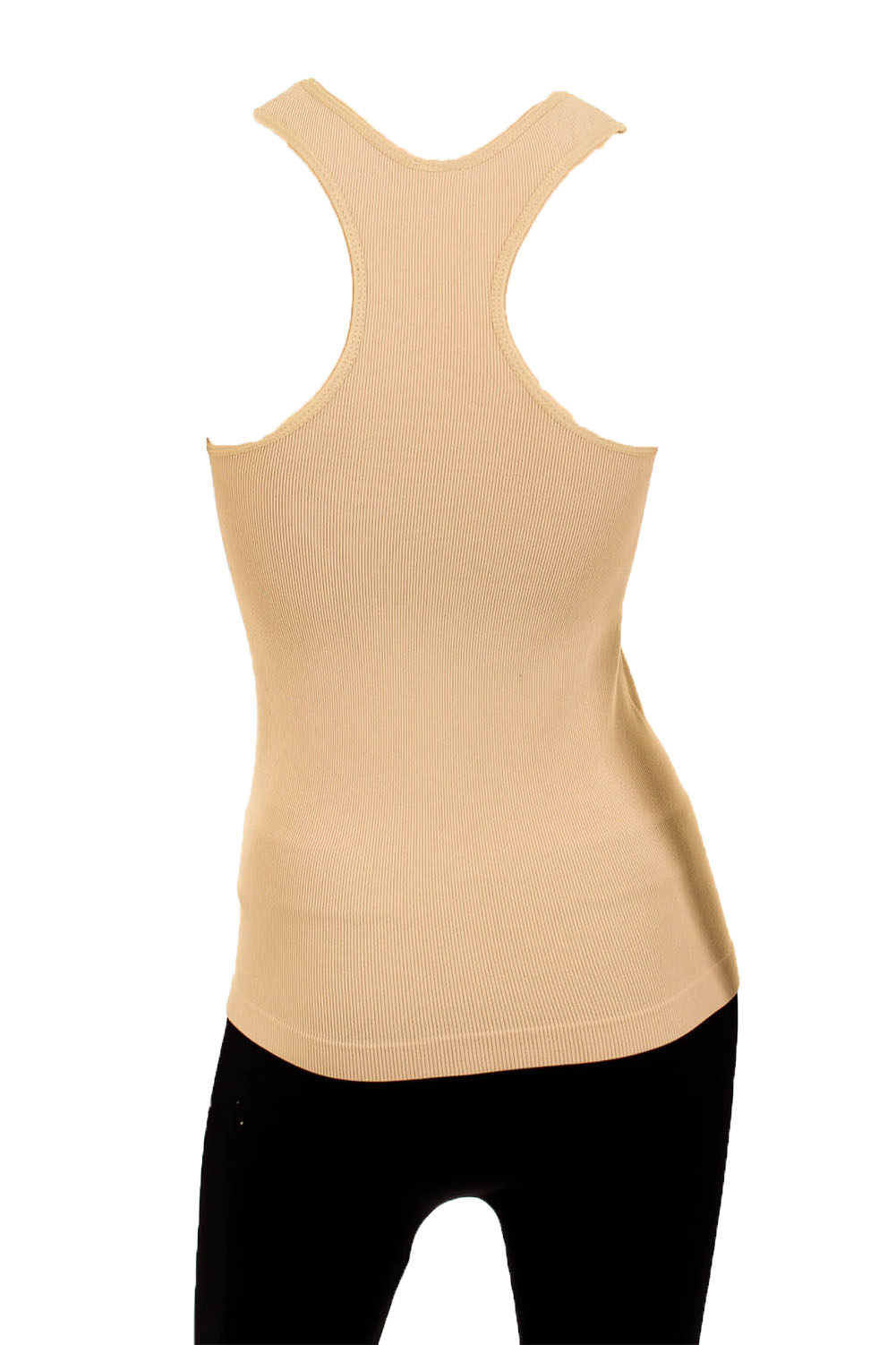 LAVRA Women's Ribbed Knit Racerback Tank Top - image 2 of 2