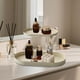 thumbnail image 4 of Double Layer Iron Storage Tray Organizer, Jewelry Perfume Makeup Display Rack, Tabletop Countertop Bathroom Kitchen Shelf, Decorative Metal Holder for Cosmetics Accessories Rings Earrings Keys, 4 of 7