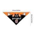 thumbnail image 3 of Twfbrm Halloween Dog Bandanas, Ghost & Bat Print Triangle Fabric Pet Scarf for Boys and Girls, Adjustable Reversible Neckerchief Washable Puppy Bibs Halloween Pet Costume for Cats and Dogs, 3 of 6