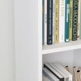thumbnail image 5 of WIAWG Modern White Book Shelves and Bookcase Storage Organizer White 31.5", 5 of 7