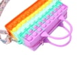 thumbnail image 4 of Seyurigaoka Female Handbag, Large Capacity Solid Color Storage Bag Push it Pop Bubble Fidget Toys, 4 of 6
