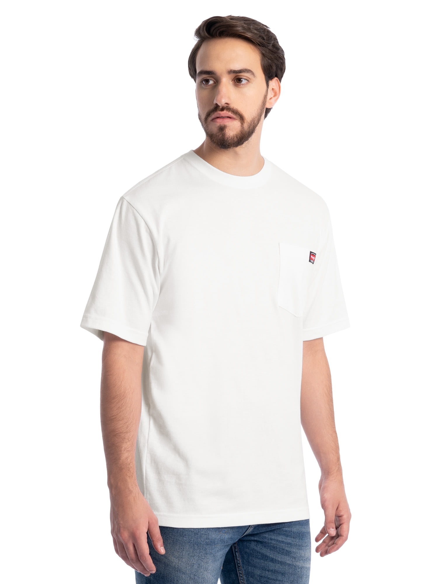 Wrangler Workwear Men's Short Sleeve Pocket T-Shirt, Sizes S-5XL and LT-4XLT (Men's, Big Men's, Tall Men's)