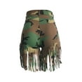 thumbnail image 3 of Lovelywholesale Women's Street Camouflage Printed Tassel Design Shorts, 3 of 3