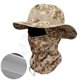 thumbnail image 1 of Boonie Hat Balaclava Full Face Mask Juego Pesca Borde Ancho (desierto Digital), 1 of 9
