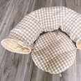 thumbnail image 3 of Cama túnel para gatos, cálida, cómoda, a la moda, plegable, túnel para gatos, gatitos, Otoño Invierno, cuadros Beige, 3 of 5