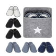 thumbnail image 2 of Qarigey Zapatillas De Dormitorio Unisex con Suelas Antideslizantes Y Bolsa De Fieltro Zapatillas De Casa para Mujer Zapatos para Mujer Calzado, 2 of 6
