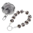 thumbnail image 5 of WEUVEB Durable Leopard Print Faux Ball Keychain for Car and Handbag Accessories, 5 of 8