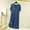 Blue, variant on Sakmal Comfy Soft Nightgowns Women Cotton Sleepshirt Black Short Sleeve Nightgowns for Women