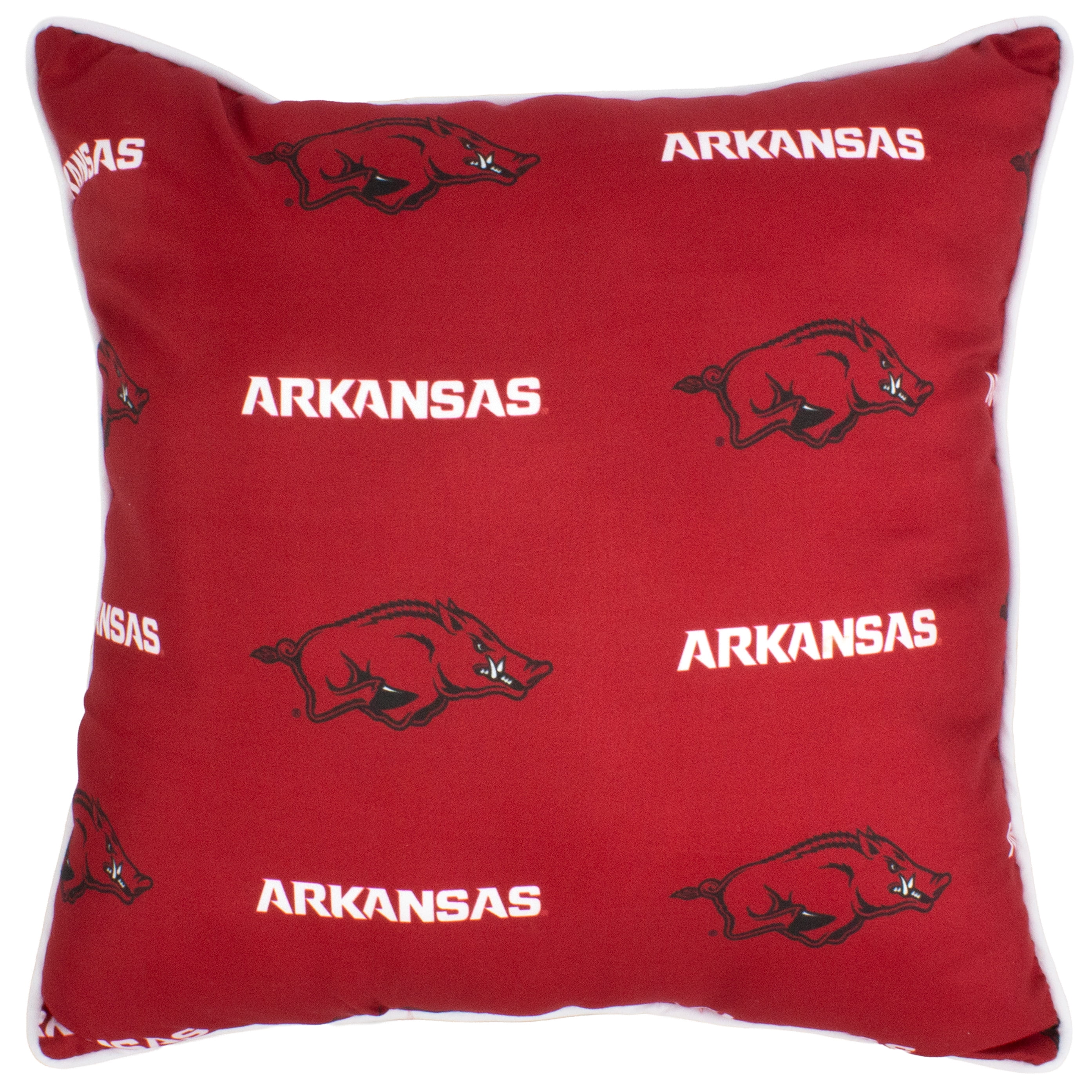 Arkansas Razorbacks 16" x 16" Decorative Pillow - (Includes 2 Decorative Pillows)