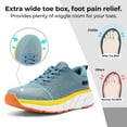 thumbnail image 2 of FitVille Lightweight Running Shoes for Men Extra Wide Sneakers with Arch Support, 13 x-Wide, 2 of 6
