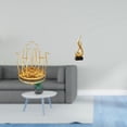 thumbnail image 2 of Escurridor De Tazas Giratorio De 360 ​​grados Con Estatua Abstracta De Fuego, Adorno De Escritorio, Recuerdo Artesanal, Figura De Llama De Resina, Escultura De Arte Moderno Para Gabinete,, 2 of 8