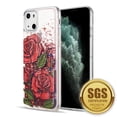 thumbnail image 4 of Liquid Glitter Case for iPhone 14 and Glass Screen Protector - Red Rose, 4 of 9