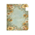 thumbnail image 2 of Mailbox Covers Magnetic Large Size Post Box Cover Wrap Outside Waterproof Home Yard Garden Decor Vintage Sunflowers and Wildflower 25.5x21, 2 of 9