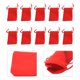 thumbnail image 3 of 10 bolsas de terciopelo con cordón para joyería, bolsa de regalo para boda, fiesta, color rojo, 3 of 7