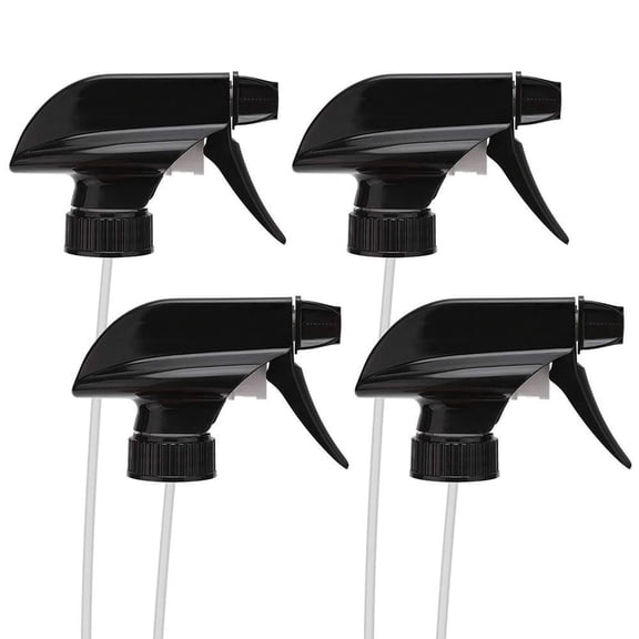 Walmeck 4pcs Spray Bottle Trigger Nozzle Replacement Sprayer Heads for Glass or Bottle Replacement