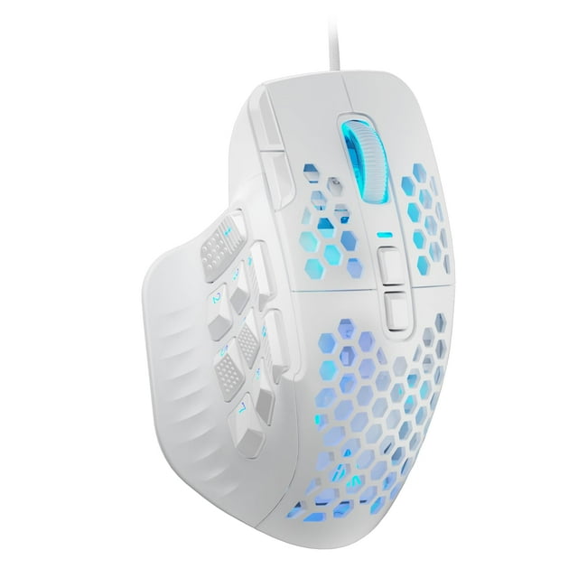 Mouse para Juegos SOLAKAKA SM809 MMO 24000 DPI 16 Botones Programables RGB