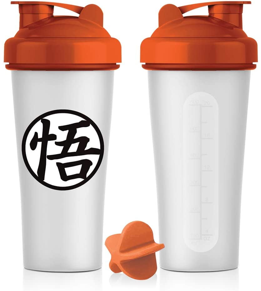 Dragon Ball Z Blender Shaker Bottle 20 oz Best Portable Pre Workout