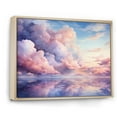 thumbnail image 3 of Designart "Pastel Sky Palette Pink and Blue Hues III" Oversized Landscapes Framed Wall Art - Traditional Pink Sky Hallway Framed Wall Art Decor, 3 of 7